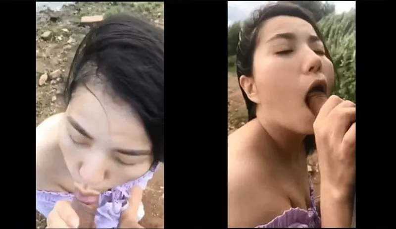 Cô bạn gái bj cho em người yêu bên bờ sông